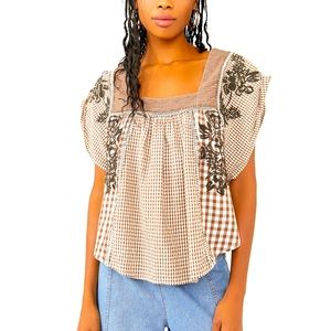 Free People Print Top